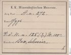 Etiketten zu Gips (NHMW-MIN-Aa272)